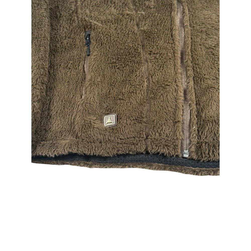 Triple Aught Design Shag Master Jacket Womens 2XL Brown Polartec Fleece Hooded - Picture 3 of 13